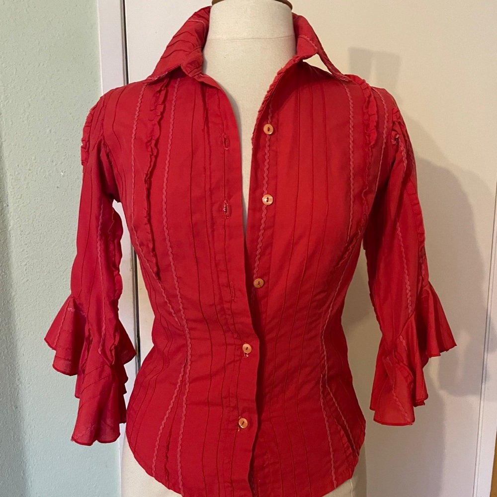 Red Shirt For Flamenco